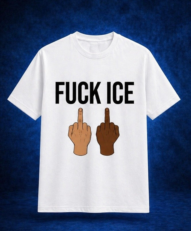 UNITY OVER HATE™ — WHITE (FUCK ICE TEE)