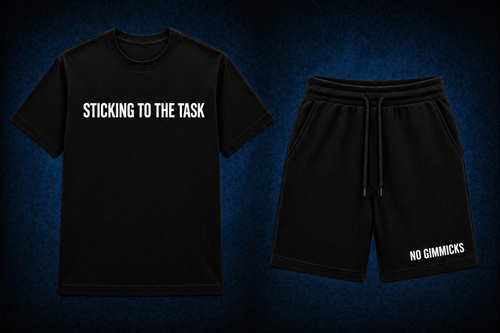 No Gimmicks Set — Black (Leg Print)